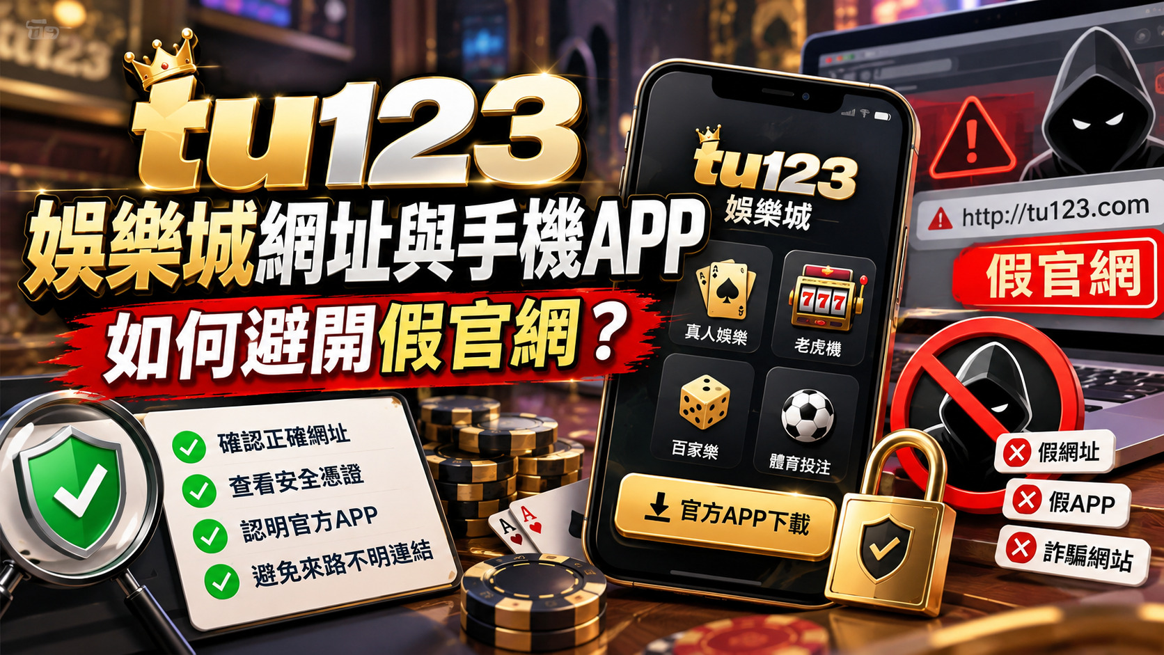 tu123娛樂城網址與手機APP:如何避開假官網?