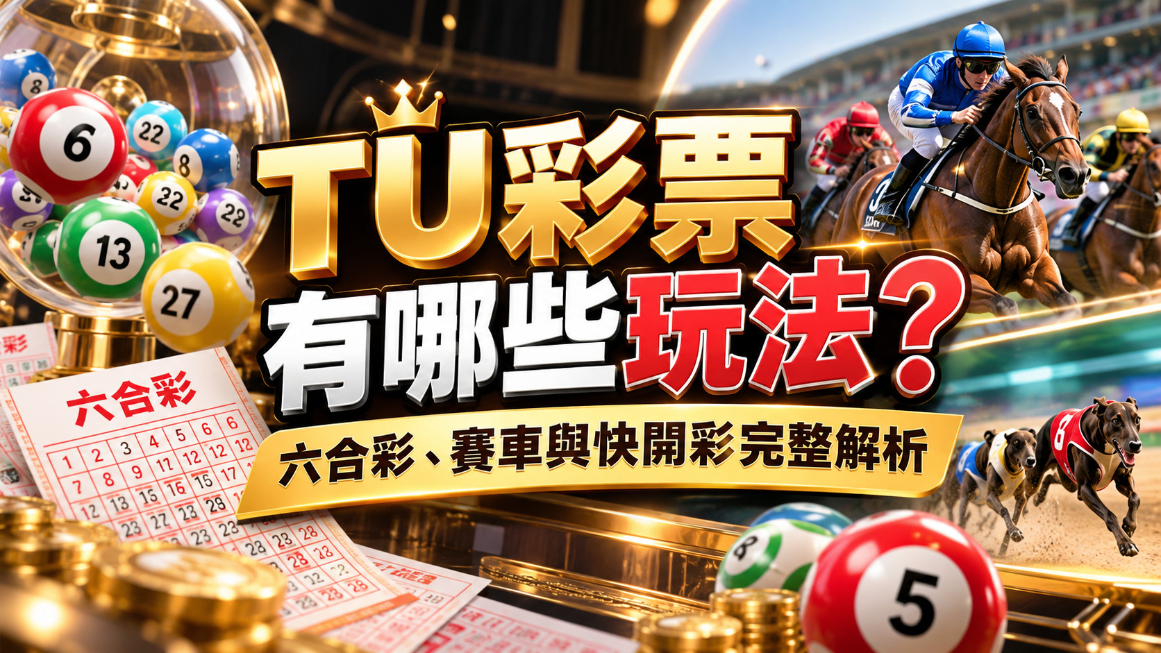 TU彩票有哪些玩法？六合彩、賽車與快開彩完整解析