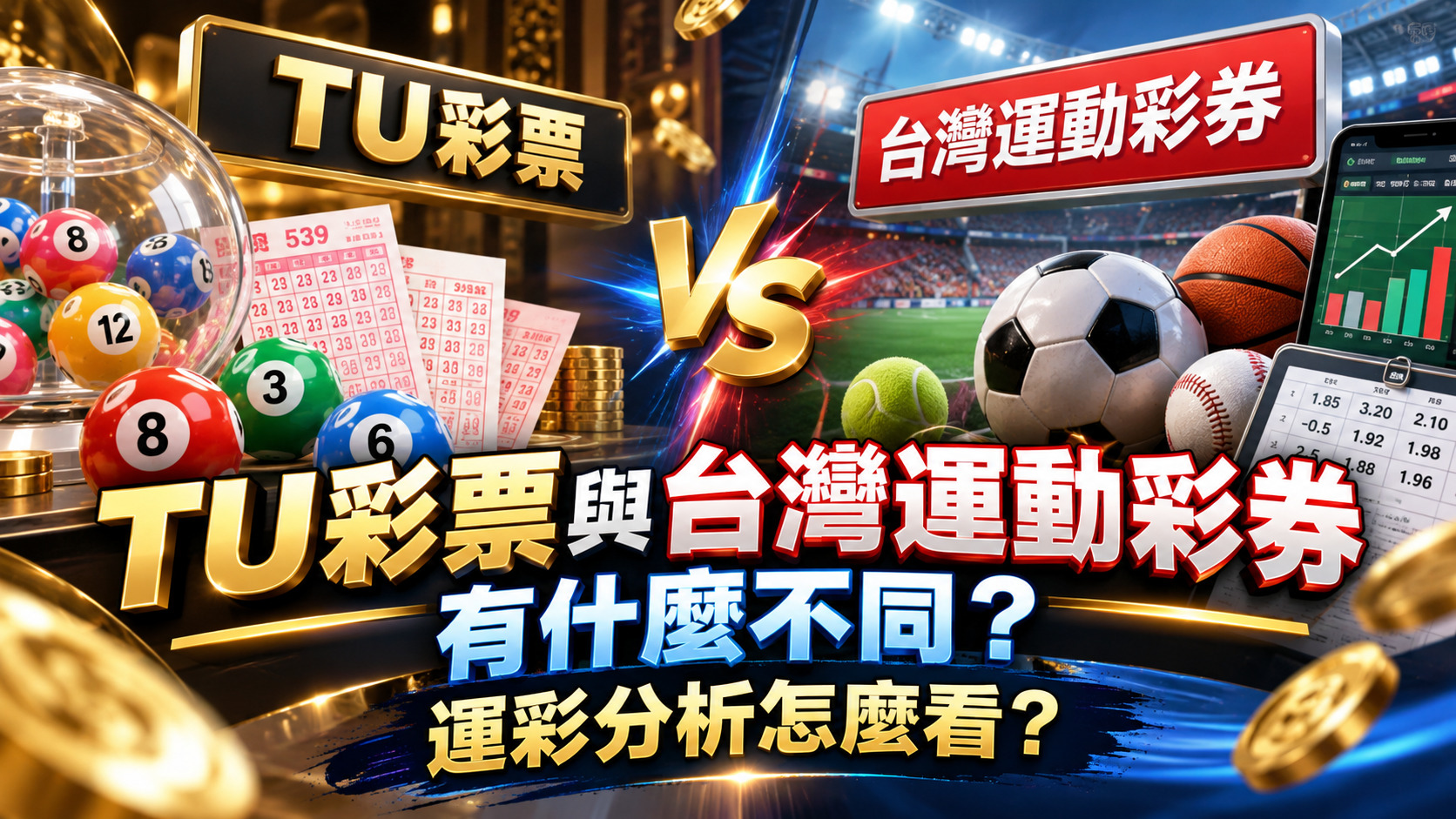TU彩票與台灣運動彩券有什麼不同？運彩分析怎麼看？
